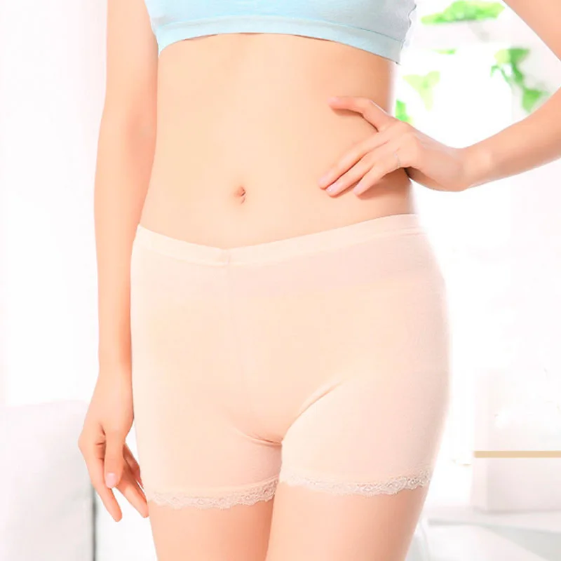Для женщин Безопасность брюки мягкие и удобные трусы боксеры с кружевом трусики