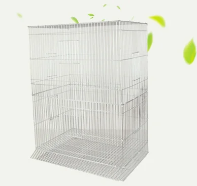 Большая усиленная клетка для большой клетки для птиц parakeet xuanfeng octopus клетка оцинкованная металлическая клетка для птиц