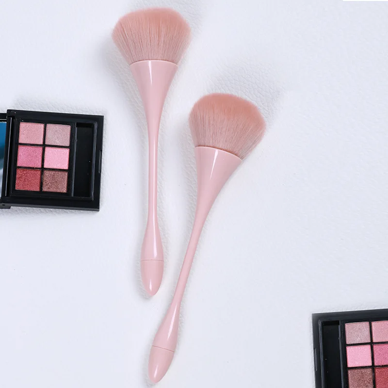

Mini Portable Makeup Brush Single Loose Powder Blush Fan-shaped Brush Beauty Tool Makeup BrushesPink Chinese Style Plum Blossom