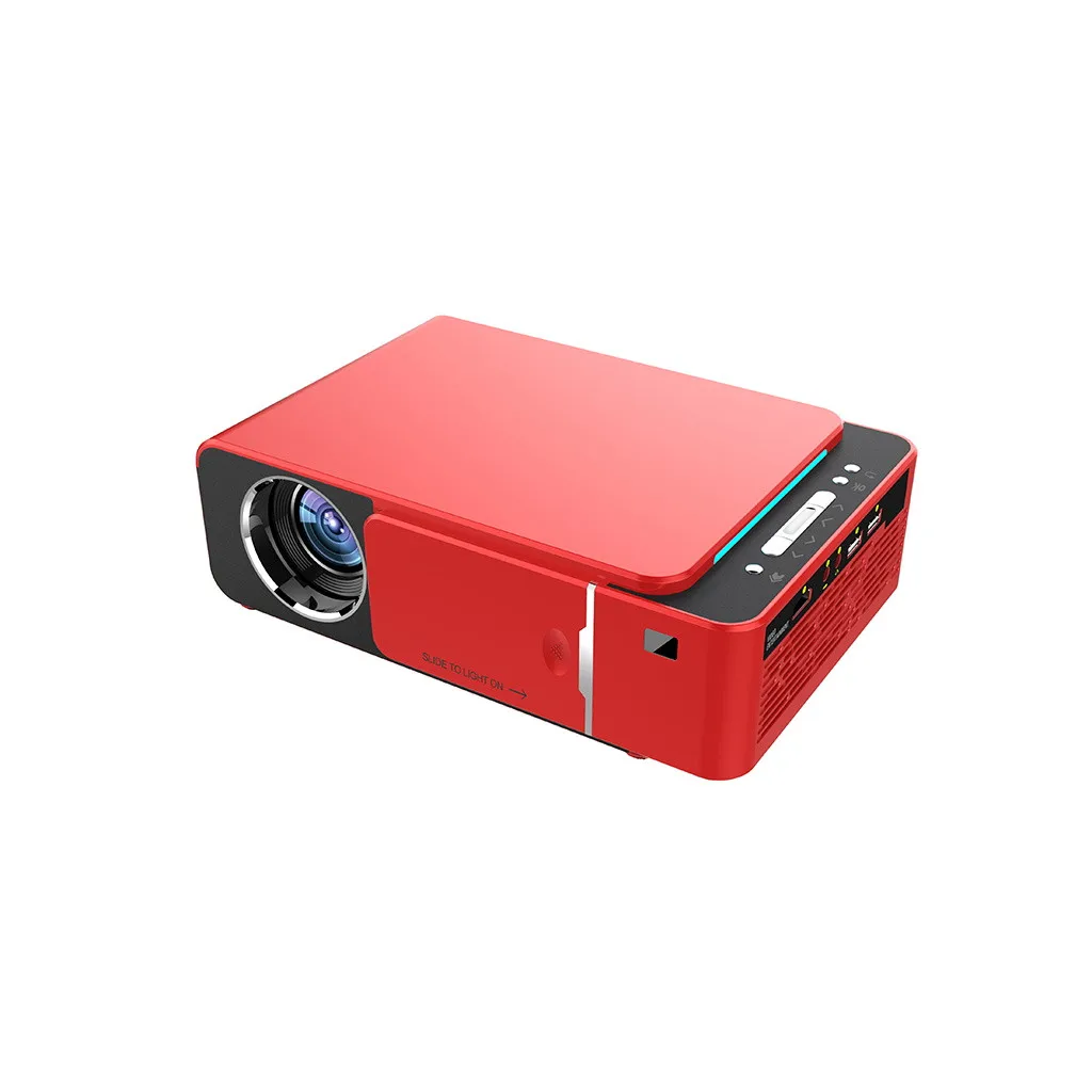 Дом светодиодный Проекторы проектор 1080p HD 3500 люмен Портативный HDMI USB Поддержка 4K