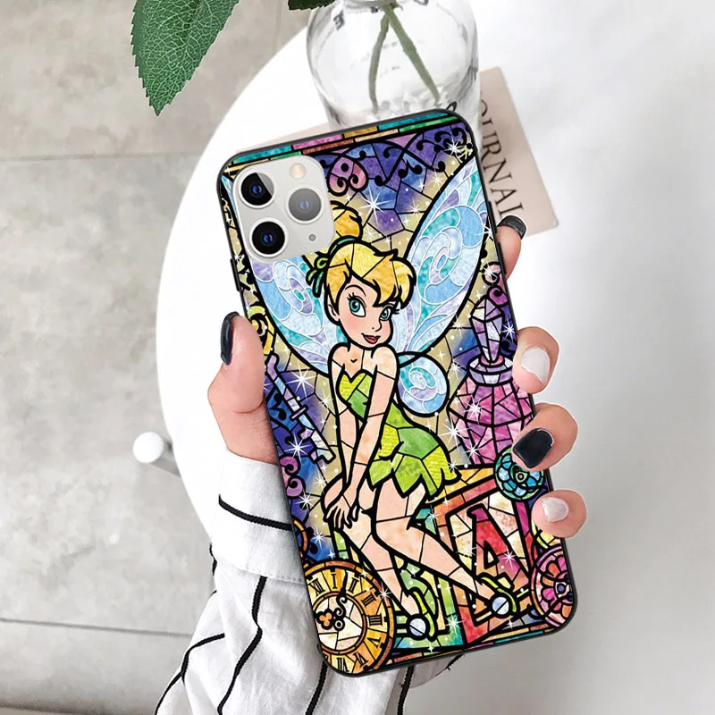 Чехол для iPhone X XS MAX XR 11Pro 6 6S 7 8 Plus из ТПУ с милым мультяшным изображением принцессы дисни эльфа Ститч Винни Пуха