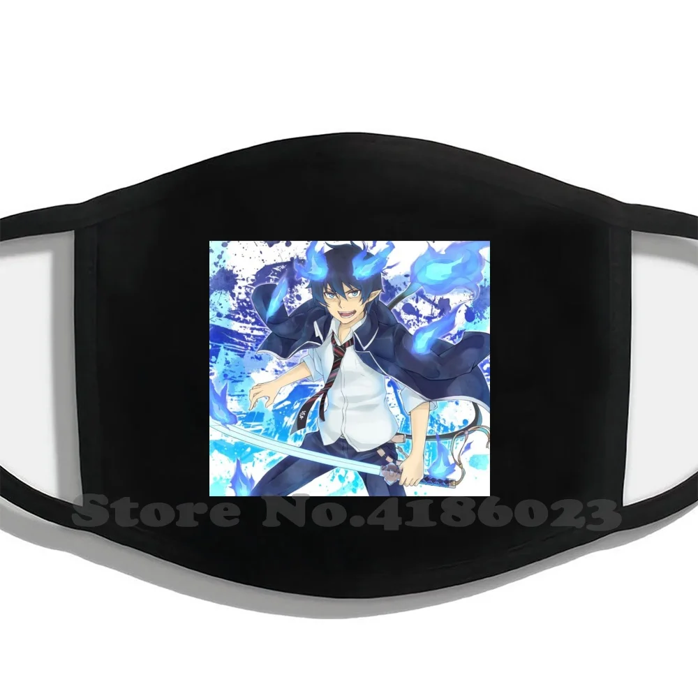 

Blue Exorcist Rin Okumura Men Women Ladies Washable Black Masks Ao No Exorcist