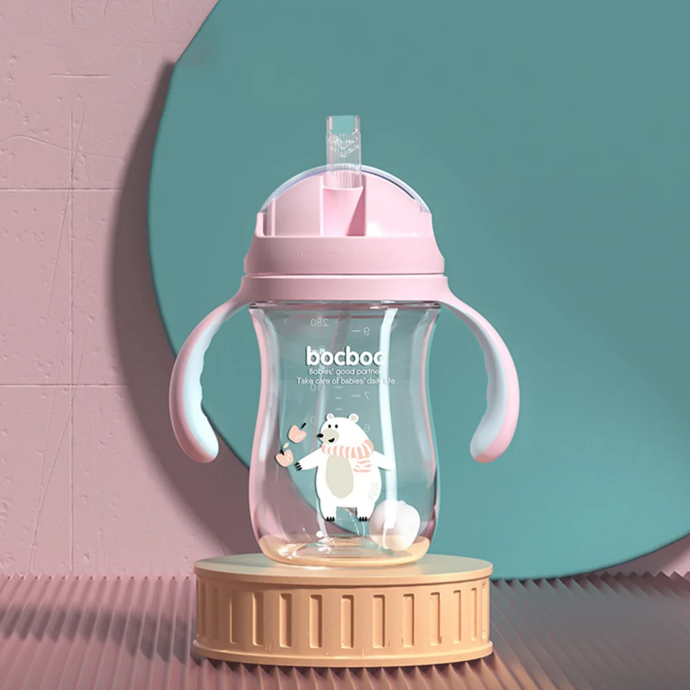 

1Pc 280ml Kid Drinking Cup Outdoor Water Cup Portable Summer Cup (Random Color)