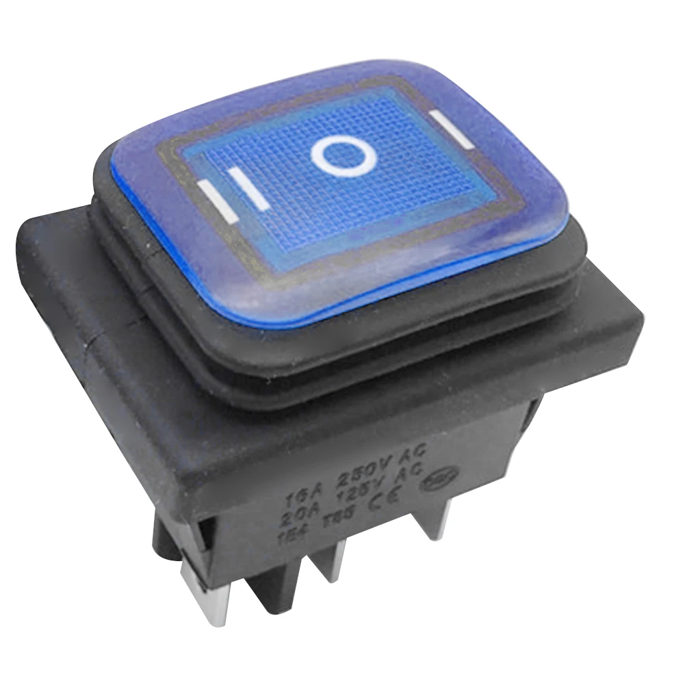 

Rocker Switch Parts Toggle Boat Waterproof With LED Light 6 Pins On Off Plastic Car Automobiles Accessories Marine Hardware