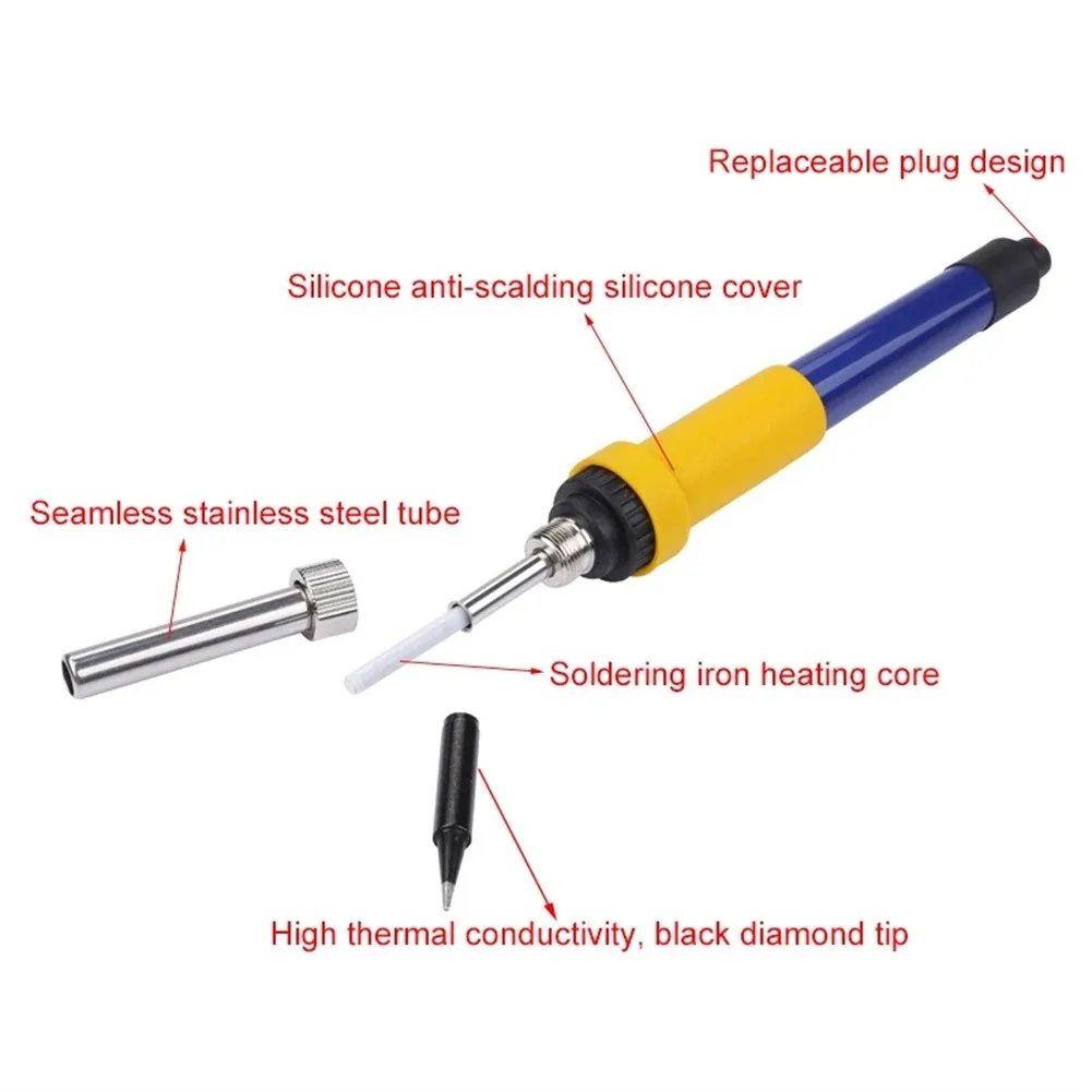 

Portable Soldering Iron Repair Rework Tools Welding 185mm 60w Car Charger