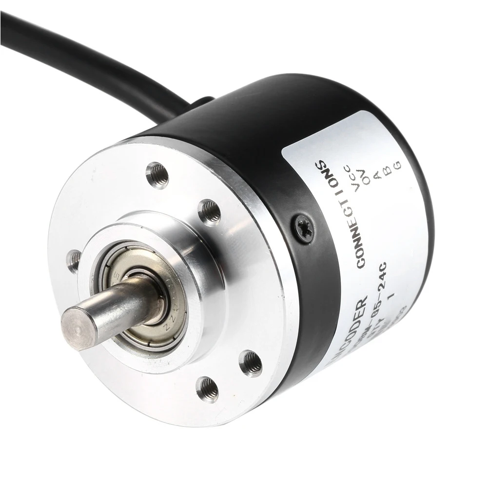 

Photoelectric Incremental Rotary Encoder 600P/R 5000 RPM DC5-24V For Displacement Measurement AB 2 Phase Rotation Encoder
