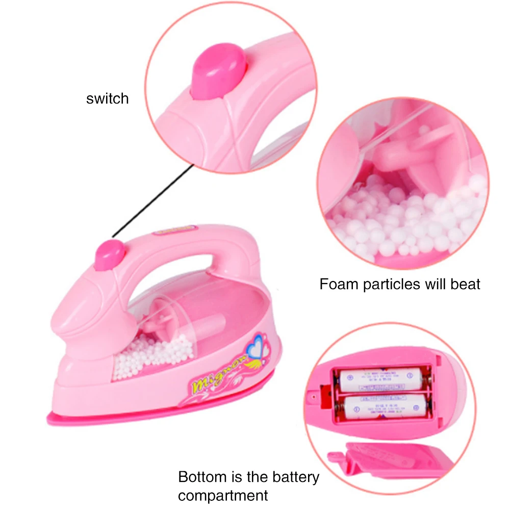 Пластиковый мини электрическая железная игрушка для детей маленьких девочек