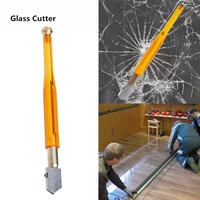 2 style diy professional building sites oil filled bottle steel blade cutting tool yellow diamond glass cutter