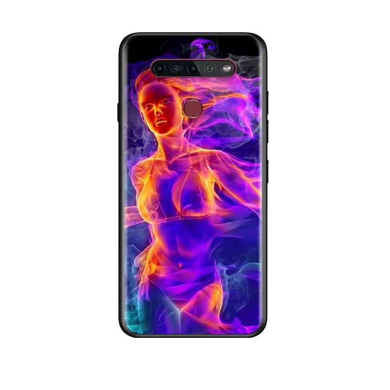 

Cool Hot Girl Art Eye For LG G8 V30 V35 V40 V50 V60 Q60 K40S K50S K41S K51S K61 K71 K22 ThinQ 5G Phone Case