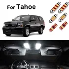 14 шт. для Chevrolet Tahoe 2007-2010 2011 2013 2014 Светодиодная интерьерная с Canbus светильник s комплект Автомобильный светильник аксессуары Купол Карта лампа багажника
