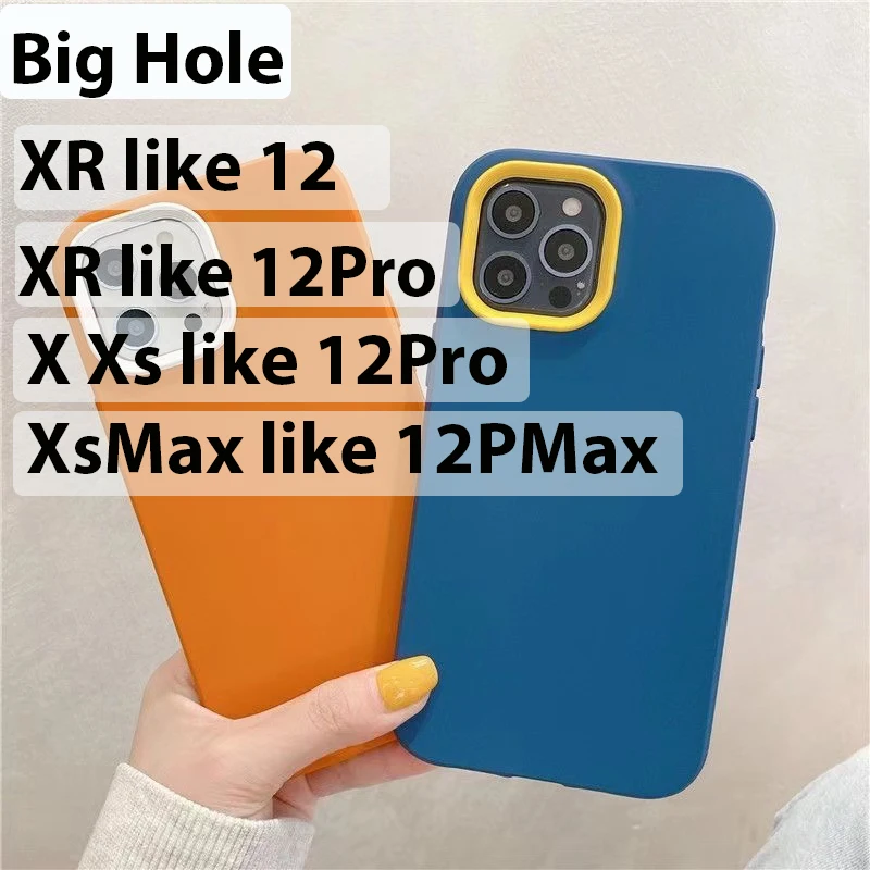 

Мягкие силиконовые индивидуальные модные чехлы для телефонов iPhone XR как 12, XR как 12pro, X Xs как 12Pro Xsmax как 12Promax capa