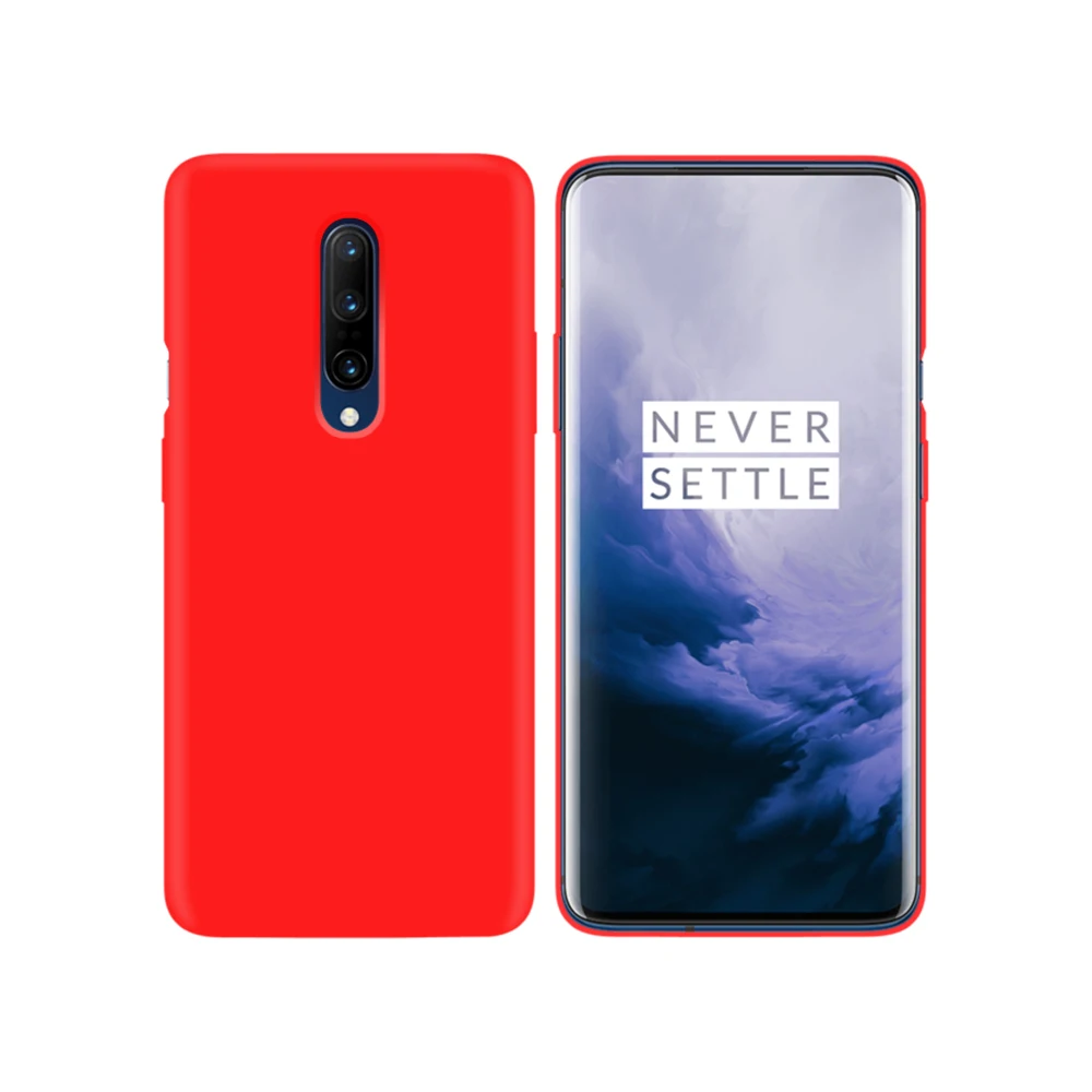 Для oneplus 7 Pro Чехол для oneplus 7 Pro 7Pro 6T 6 мягкий жидкий силиконовый бампер чехол для oneplus 7 противоударный полный задний Чехол