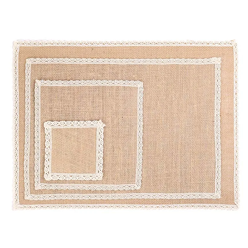 Джутовая Мешковина шт гессенской каботажное судно тканевый винтажные Свадебные