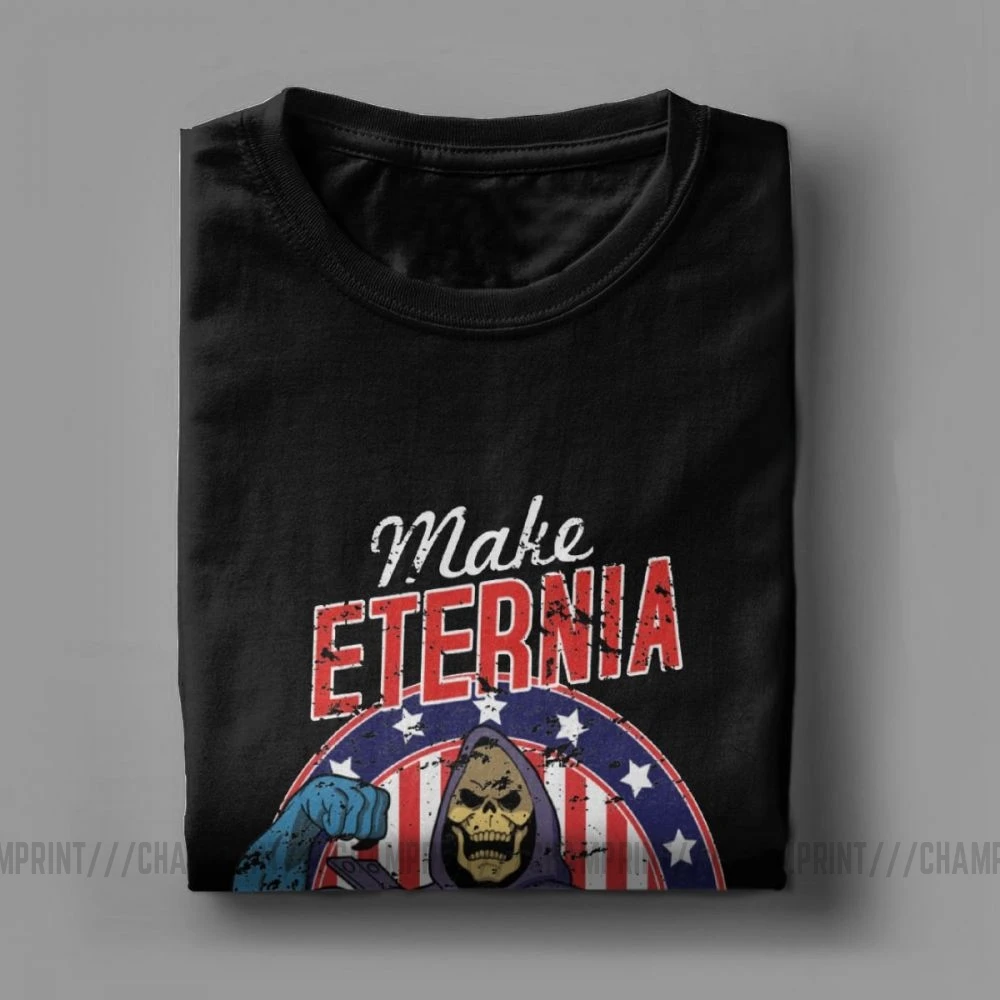 Футболка с рисунком Вселенная He Man и The Major Of Make Eterna Great Again хлопковая футболка