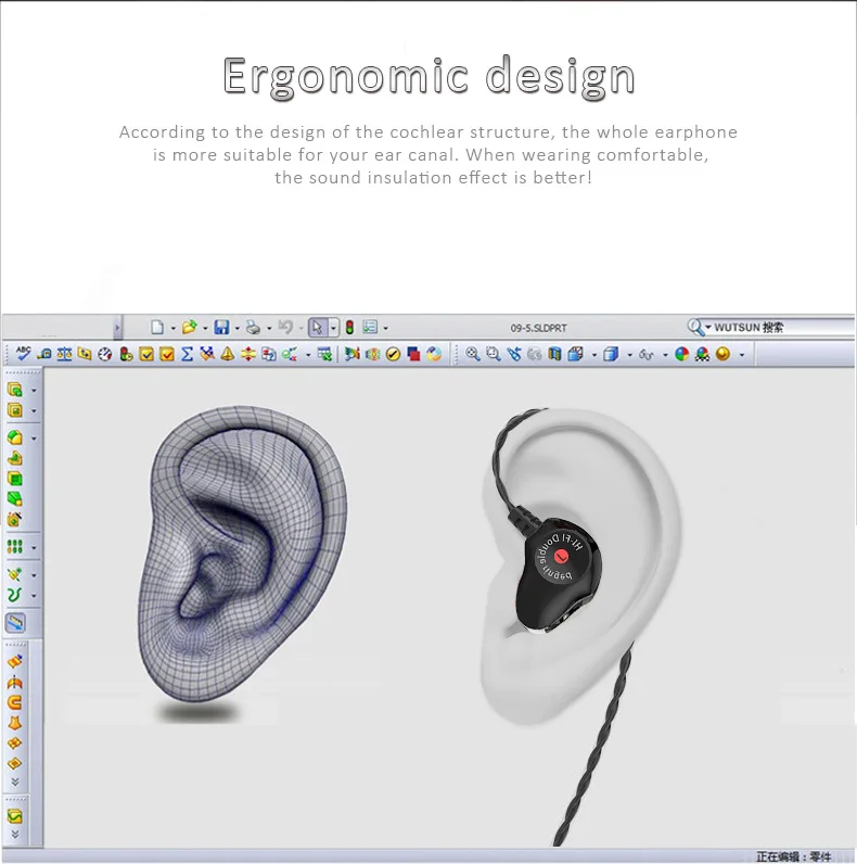 Спортивные наушники D6 для бега проводные наушники-вкладыши 3 5 мм Четырехъядерные