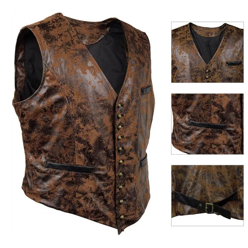 

Great Costume Men Waistcoat Autumn Waistcoat Male Clothes Colorfast