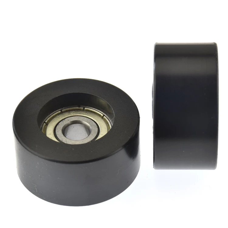 2 шт. 8*40*20 мм внутренний диаметр плоское внешнее колесо ролика ПУ гибкий резиновый