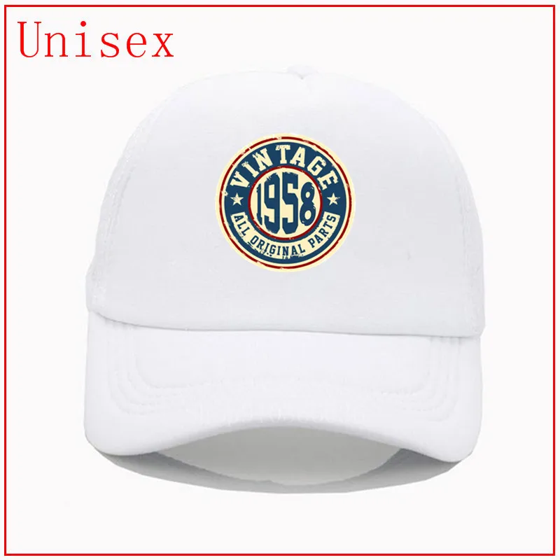 Подарок на день рождения винтажная Кепка 1958 года для женщин Gorras самая популярная