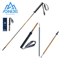 aonijie e4201 m pole folding ultralight quick lock trekking poles hiking pole race running outdoor walking stick carbon fiber