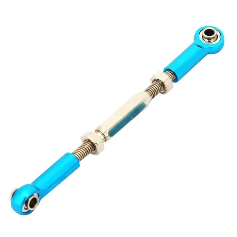 

RC Pull Rod, Adjustable Metal Aluminum Steering Pull Rod Upgrade Sets with Rod Ends for Traxxas Slash 2WD 1/10