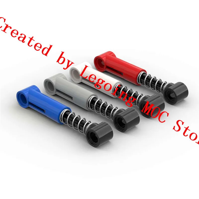 

Science and technology automobile building block moc-76138 spring soft shock absorption connector ev3 assembly DIY toy