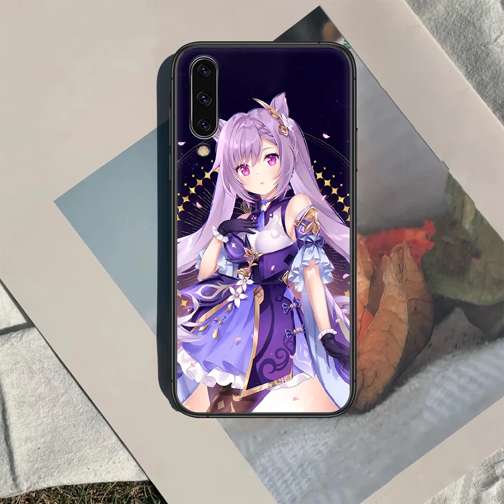 

genshins impact keqing Phone Case Cover For Samsung Galaxy A10 A11 A20 E A21 A30 A40 A41 A50 A51 A70 A71 A81 S 4G 5G black Prime