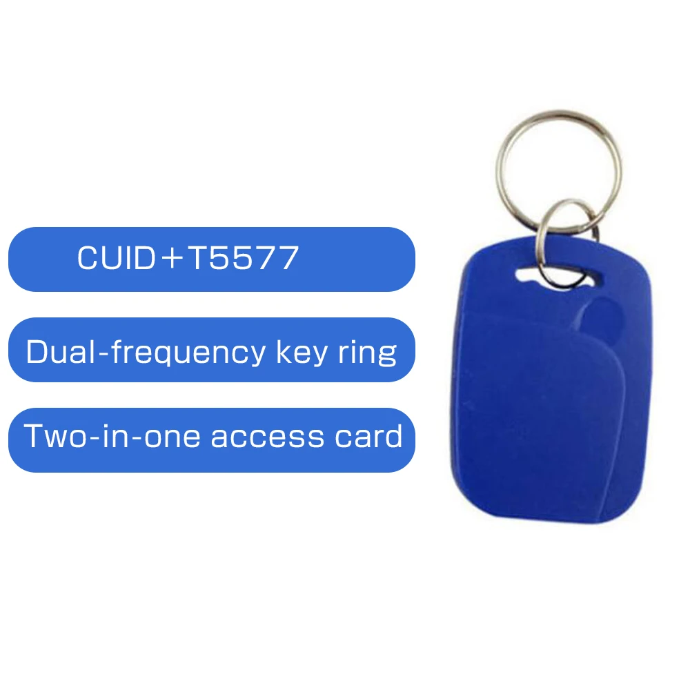 10 шт. двойной чип частоты RFID 125 кГц T5577 EM4305 + 13 56 MHZ перезаписываемые композитный