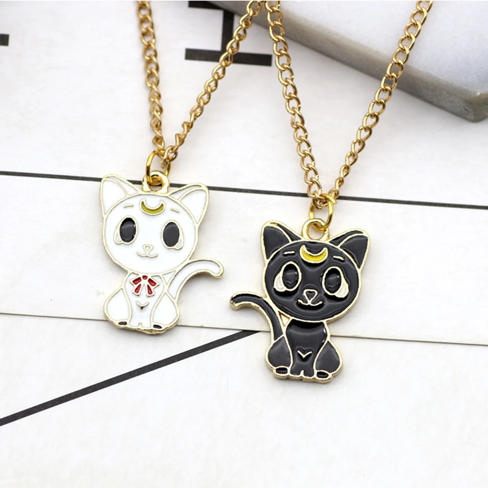 Модные ожерелья цепочки в японском стиле с изображением героев мультфильмов