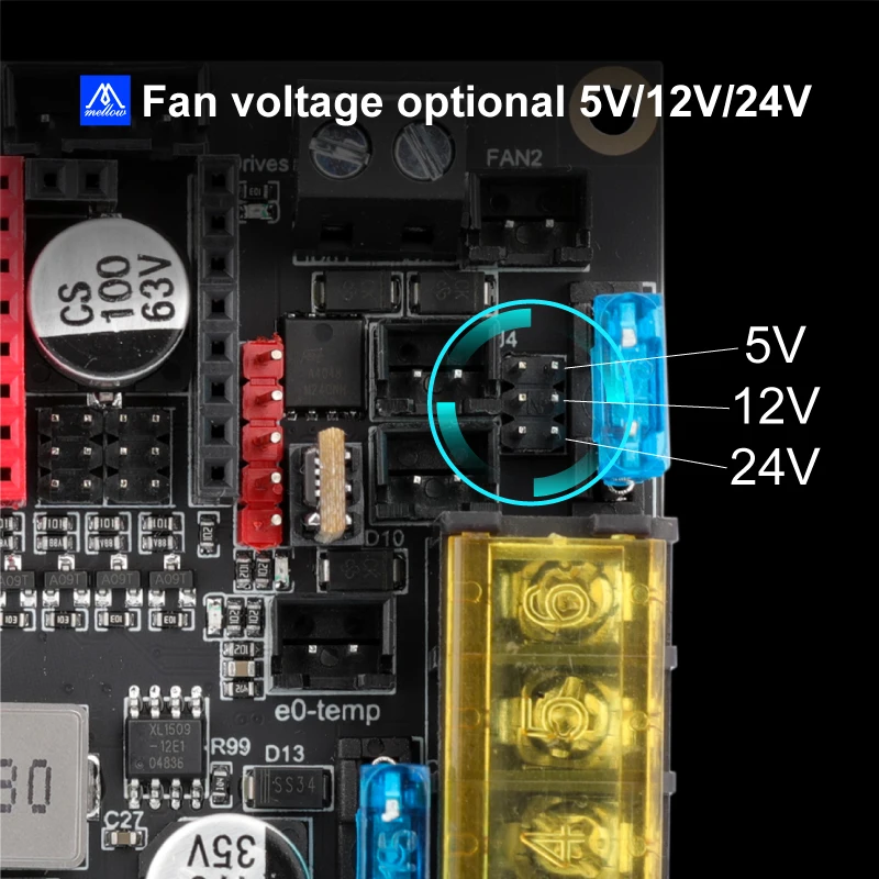 mellow 64bit a53 fly gemini v1 board dual chips klipper reprap marlin for tmc2209 ender 3 voron 0 delta 3d printer parts free global shipping