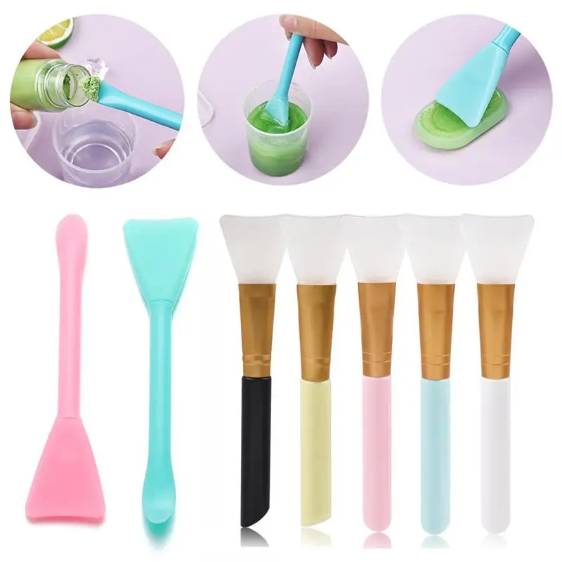 

Multifunction Stirring Brush DIY Epoxy Resin Glue Mixing Tools Soft Silicone Brush Powder Spoon Resin Mold Making Jewelry Tools