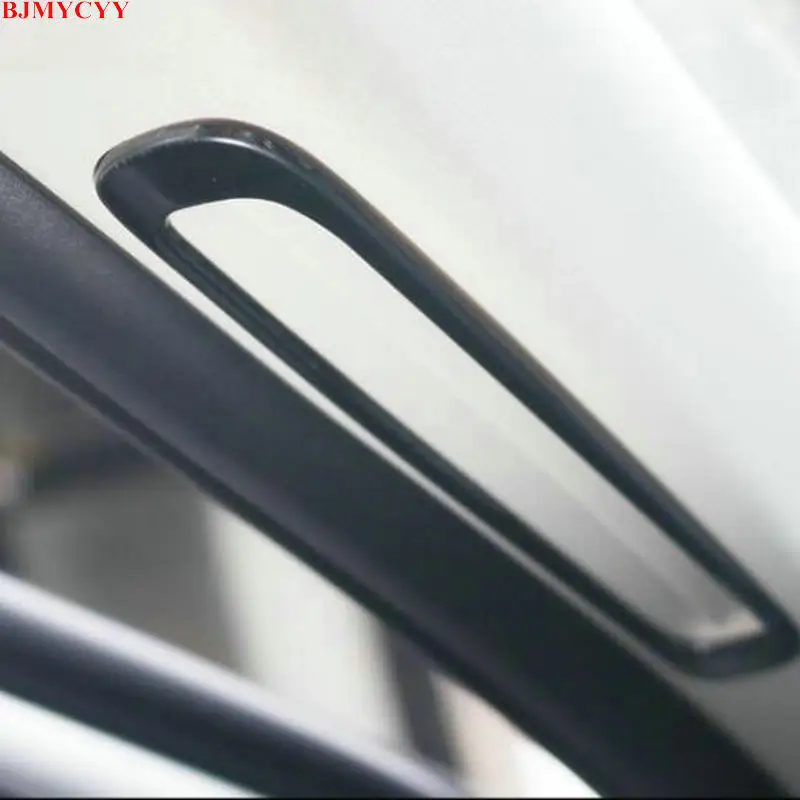 BJMYCYY 2 шт./компл. Передняя воздушная розетка из нержавеющей стали Декоративная рама для Mazda 3 Axela 2020