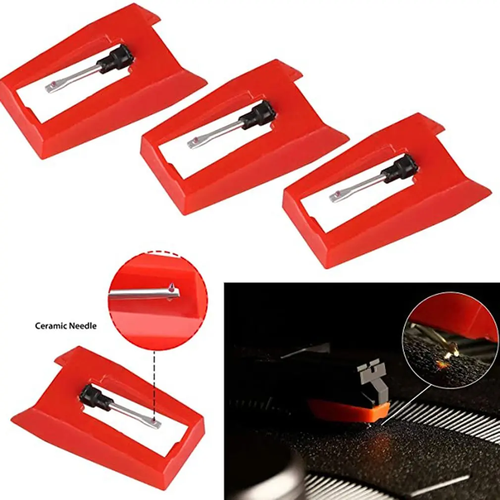 

1 Pc Ruby Aluminum Turntable Stylus Needle Accessory For Lp Vinyl Player Phonograph Gramophone Record Player Stylus Needle New