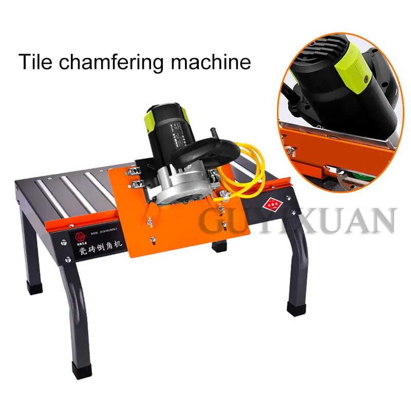 220V Плитка Станок для скашивания кромки под углом 45 градусов беспылевая сумка