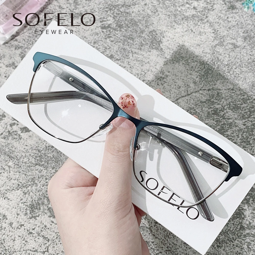 

Custom Myopia Prescription Eyeglasses Women Fashion Optical Progressive Eye Glasses Female Bifocal Multifocal Spectacles 2021