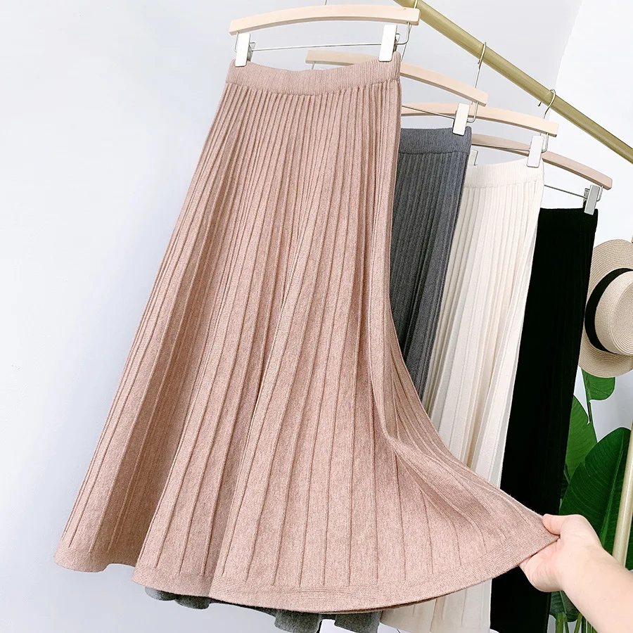 

Leysye New 2020 Korean Style Women Summer Solid Black Long Stylish Skirt Fringes High Waist Mid Calf Length Stylish Casual Skirt