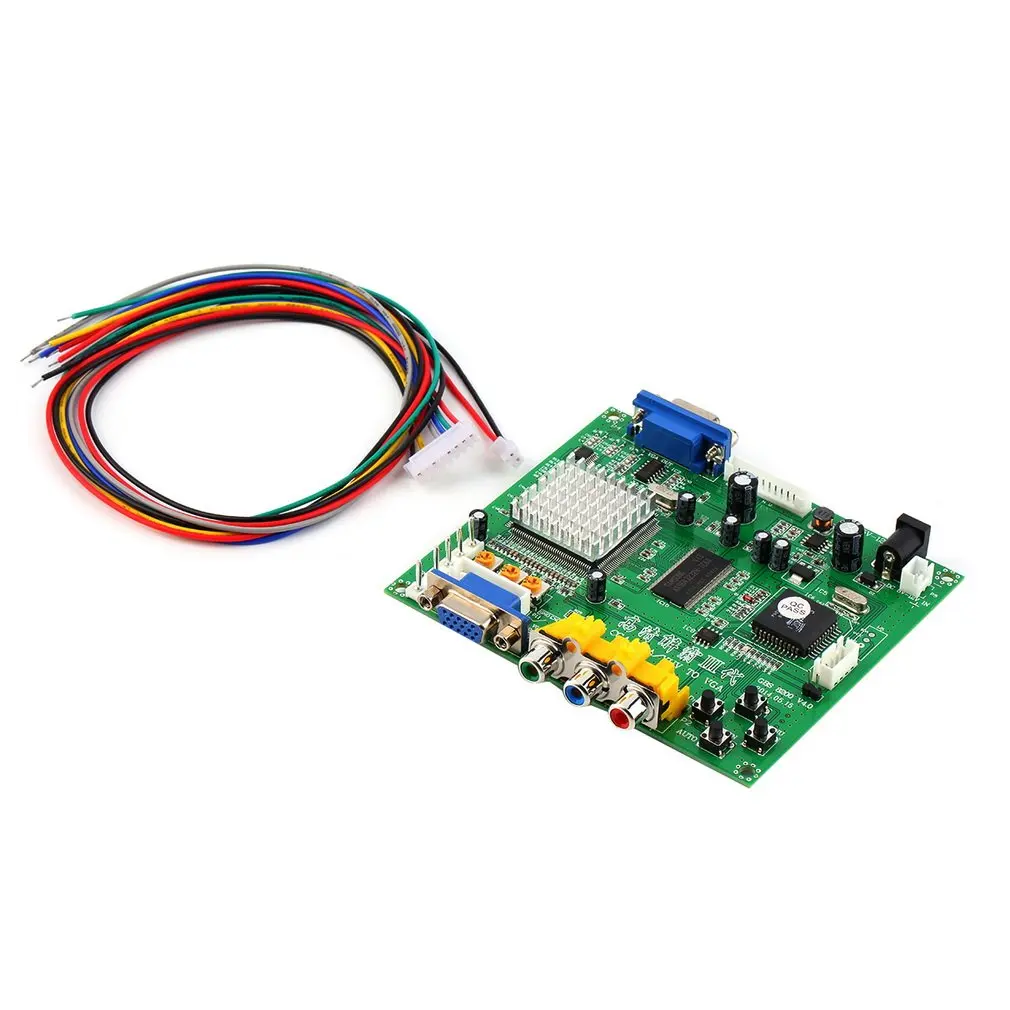 1 шт. новая аркадная игра RGB/CGA/EGA/YUV К VGA HD видео конвертер доска HD9800/GBS8200 Лидер