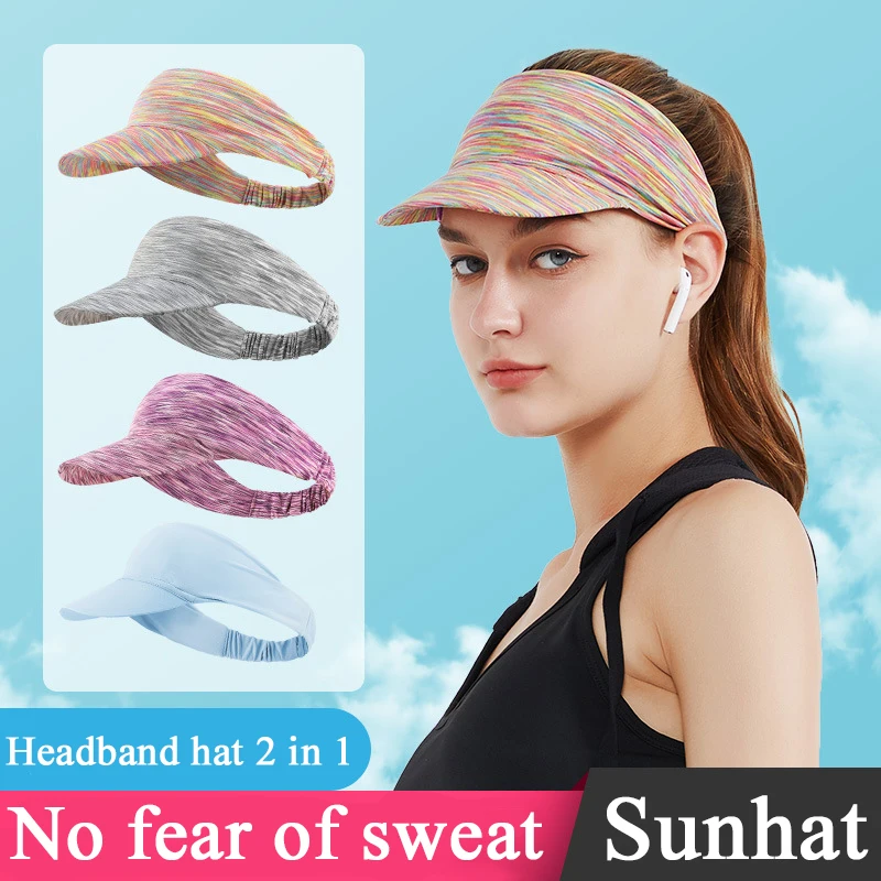 

Спортивная повязка на голову, пустая верхняя Кепка, наружная Солнцезащитная дышащая Кепка, повязка на голову для баскетбола, езды на велоси...