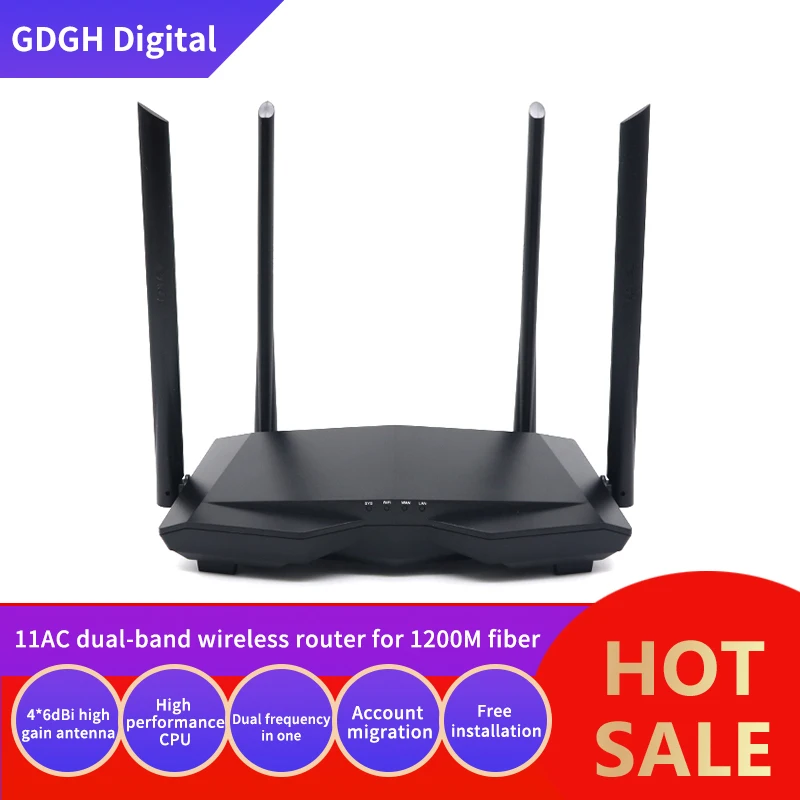 GLVISION GLC6 двухдиапазонный беспроводной Wi Fi роутер AC1200M 2 4 ГГц/5 0 ГГц ретранслятор