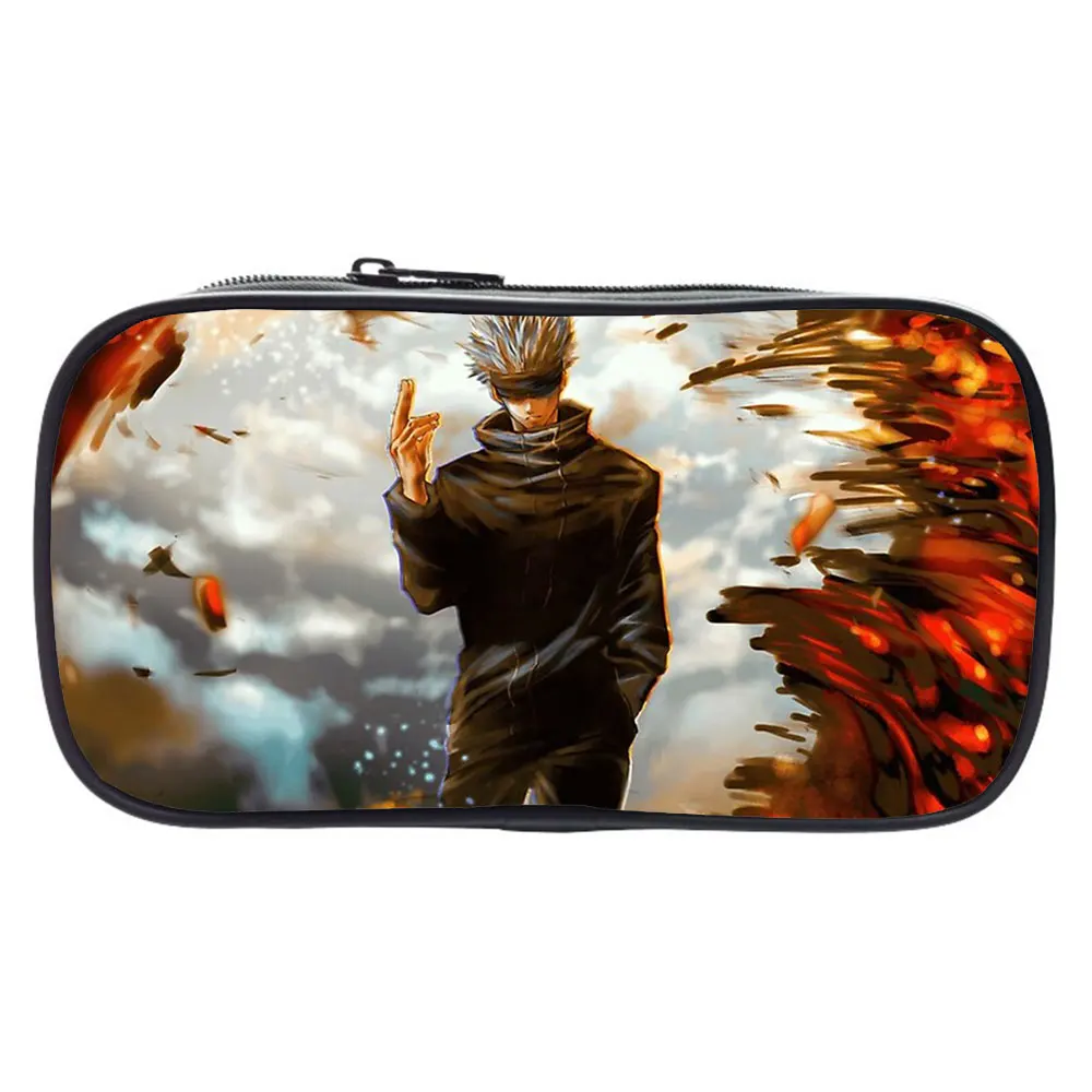 

Jujutsu Kaisen Pencil Case Anime Cartoon Pencil Case Satoru Itadori Yuji Children School Supplies Pen Bag Storage Bags