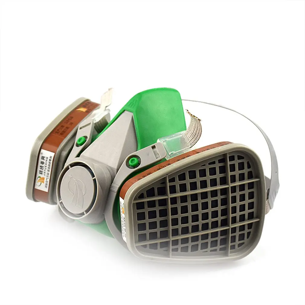 

Gas Mask Respirator Filter Box Filters Safety Protective Mask Anti Dust Mask Industrial Refine Mine Spray Silica Gel Mask