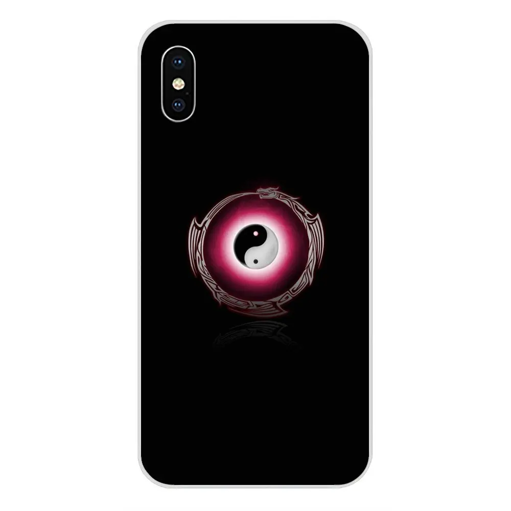 Мягкий чехол для телефона с узором в китайском стиле Тай Чи Логотип Huawei Honor 4C 5A 5C 5X6