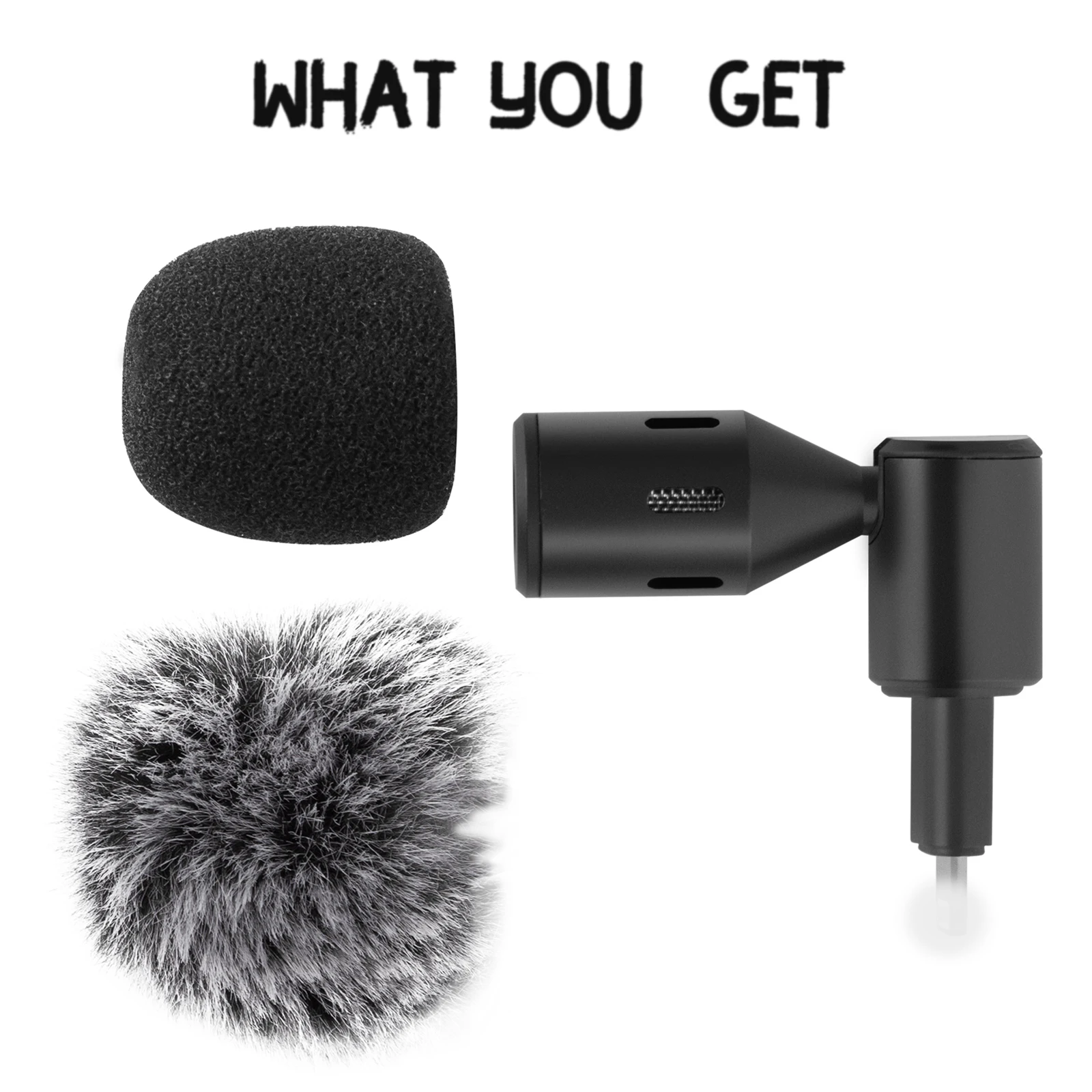 Портативный мини-микрофон 8 контактов Регулируемые микрофоны всенаправленный