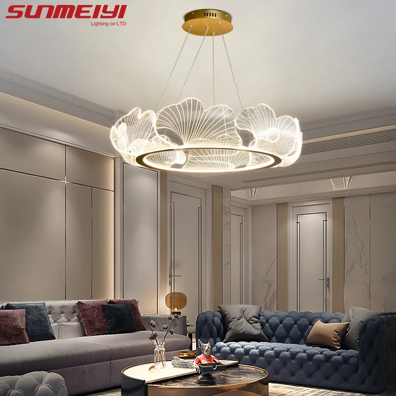 

Acrylic Pendant Lights Led Minimalist Hanging Lamp For Kitchen Living Room Bedroom Modern Pendant Indoor Lighting lampy sufitowe