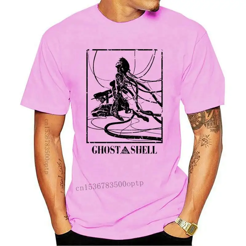 

New Summer T Shirt 2021 High Quality Ghost In The Shell Manga Anime Japan Japanese Retro Vintage Akira Custom Printed T Shirts