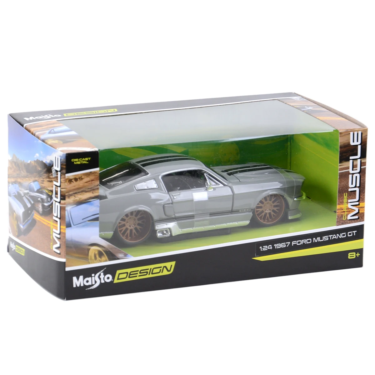 

Maisto 1:24 1967 Ford Mustang GT Sports Car Static Die Cast Vehicles Collectible Model Car Toys