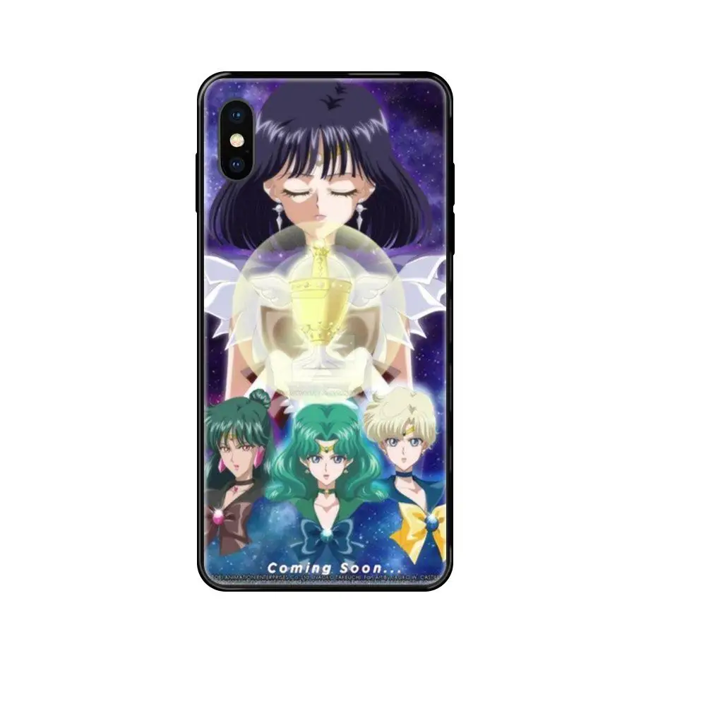 Мягкий чехол для телефона Galaxy S5 S6 S7 S8 S9 S10 S10e S20 edge Lite Plus Ultra Fashion Сейлор Мун Уран