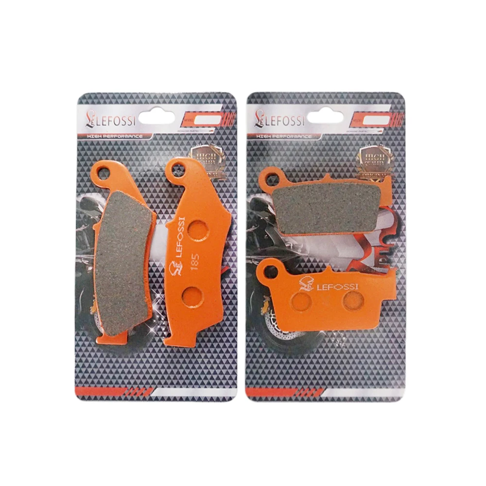 Передние и задние тормозные колодки для мотоцикла Kawasaki KX250F 2004-2015 KLX450 2008-2012 KX450