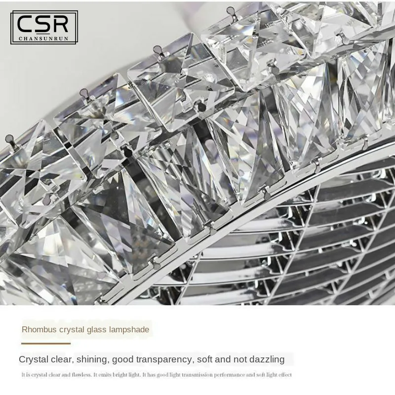 

LED Dimming Remote Control Ceiling Fans Lamp Invisible Leaves 50cm Modern Simple Home Decoration Luminaire Ventilador De Techo