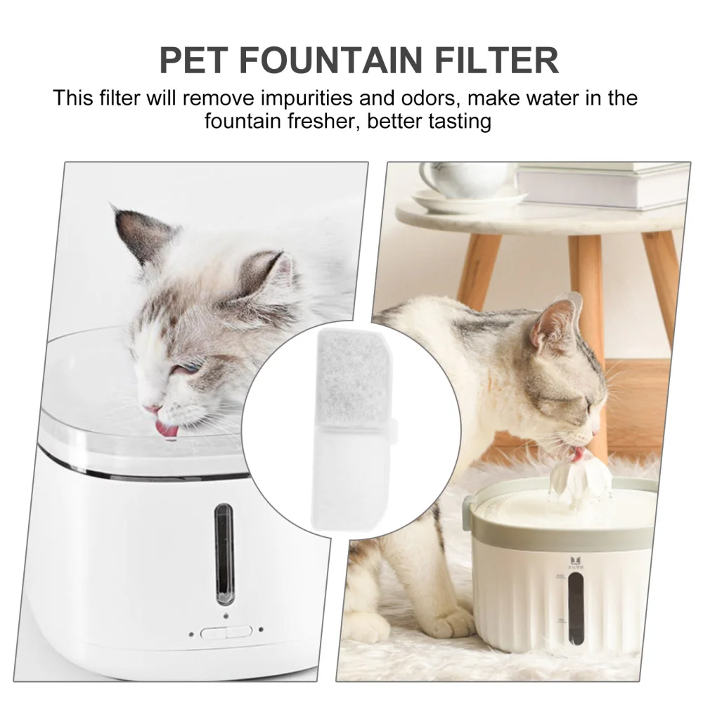 

10pcs Automatic Pet Water Fountain Dispenser Filters Carbon Replacement Filter