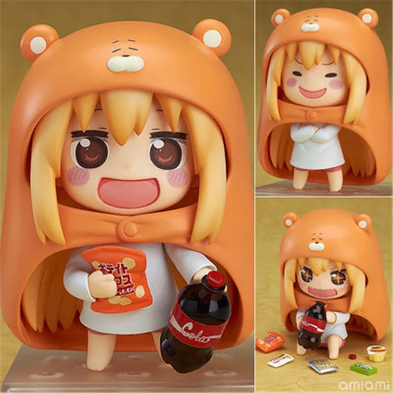 Lolita Sankaku Head Himouto! Кумароу Чан Умару фигурка дома ммотки хомяки 10 см модель экшн